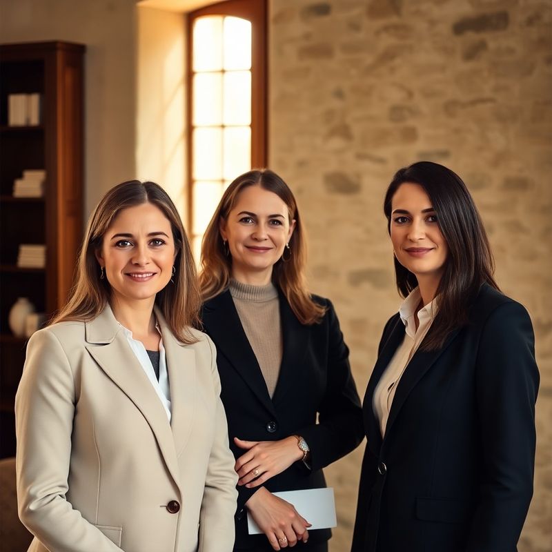 Portret de grup al celor trei consultanți ConsultRoadmap în biroul din Sibiu